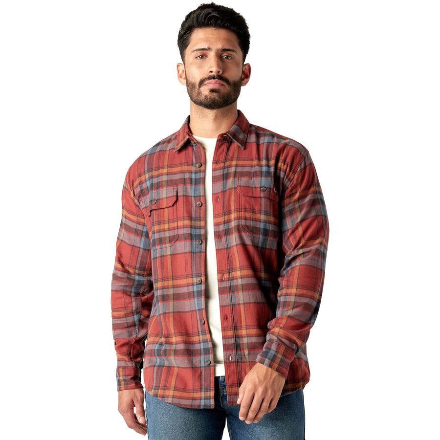 Flex Flannel Relaxed Long-Sleeve Shirt - Men's