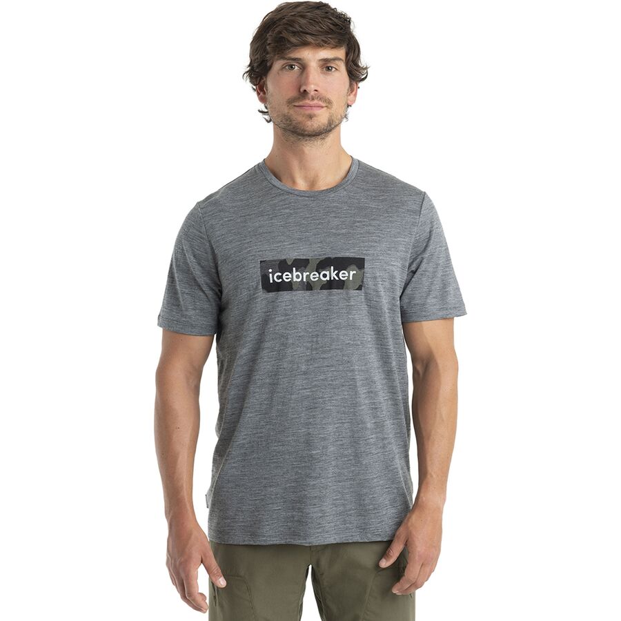 Merino 150 Tech Lite II T-Shirt Natural Shades Logo - Men's