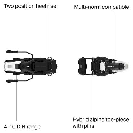 Atomic - Shift 10 MNC Alpine Touring Bindings - 2024
