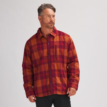 Backcountry - Heavyweight Flannel Shirt Jacket - Men's - Loam Plaid