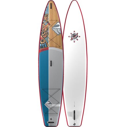 Boardworks - Shubu Raven Inflatable Stand-Up Paddleboard - Red/Grey/White