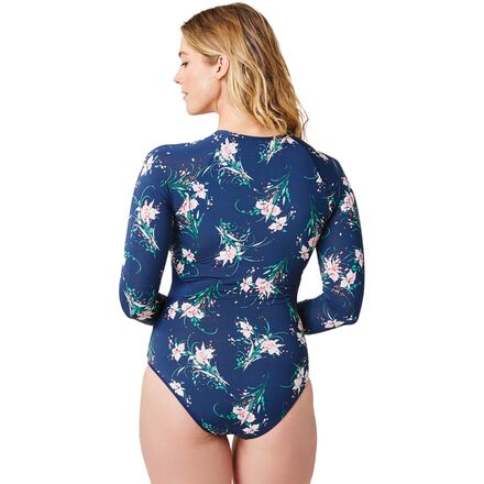 Carve Designs - All Day Long-Sleeve One-Piece Swimsuit - Women's