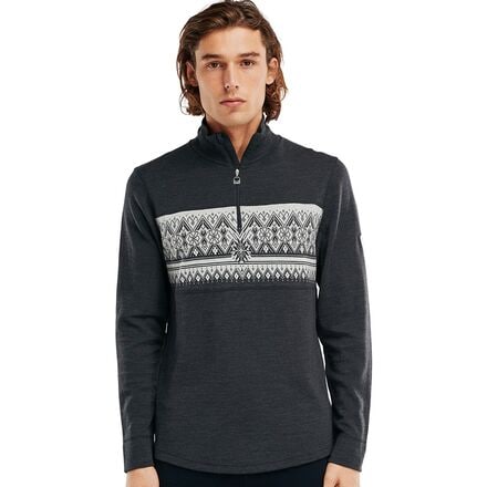 Dale of Norway - Moritz Basic Sweater - Men's - Dark Charcoal/Off White