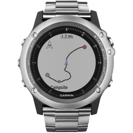Garmin - Fenix 3 Sapphire Titanium Training Watch