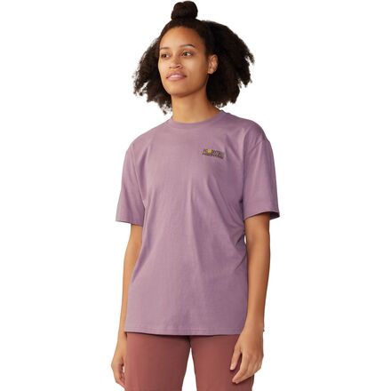 Tie Dye Earth Boxy Short-Sleeve Top - Women's