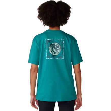 Tie Dye Earth Boxy Short-Sleeve Top - Women's