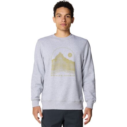 Mountain Sunset Pullover Crew Sweatshirt - Men's