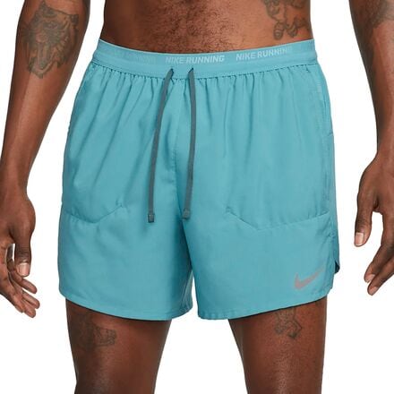 Nike - Dri-Fit Stride 5in BF Short - Men's - Mineral Teal/Reflective Silv