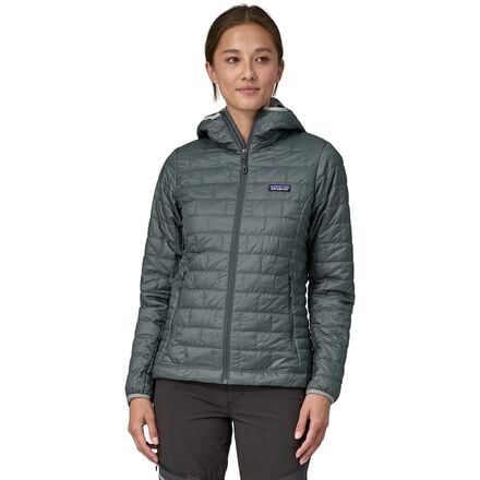 Patagonia - Nano Puff Hooded Insulated Jacket - Women's - Nouveau Green