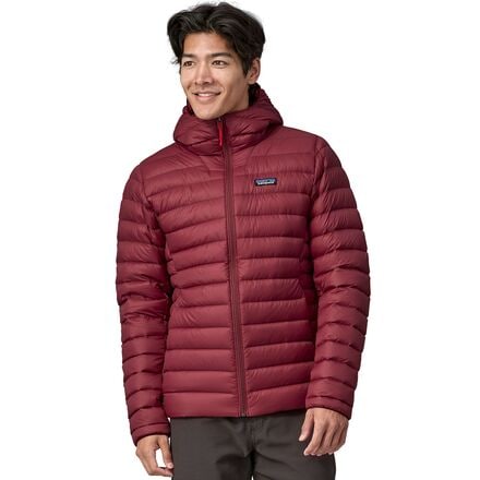 Patagonia - Down Sweater Hooded Jacket - Men's - Carmine Red