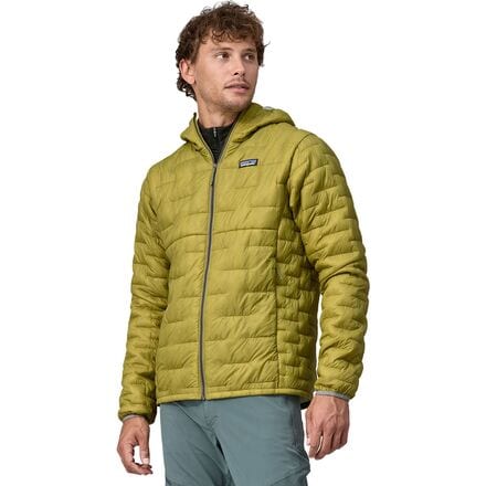 Patagonia - Micro Puff Hooded Insulated Jacket - Men's - Shrub Green