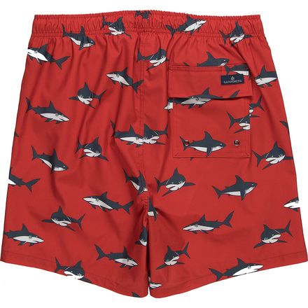 Rainforest - Shark Print Swim Trunk - Men's