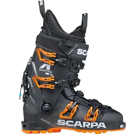 Scarpa - 4-Quattro SL Alpine Touring Boot - 2024 - Black/Orange
