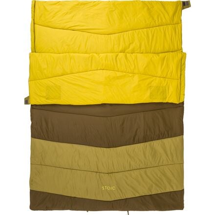 Stoic - Groundwork Double Sleeping Bag: 20F Synthetic - Dark Olive/Green Moss