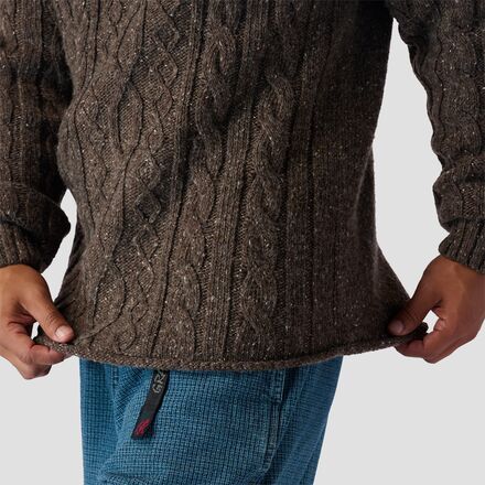 Stoic - Cableknit Roll Neck Sweater - Men's