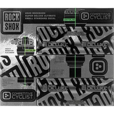 Stikrd - Rockshox Super Deluxe Decal Kit