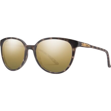 Smith - Cheetah Polarized Sunglasses - Women's - Matte Ash Tort/Polarized Gold Mirror