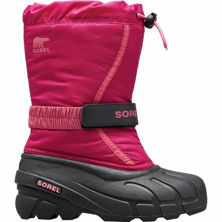 SOREL - Flurry Boot - Girls' - Deep Blush/Tropic Pink