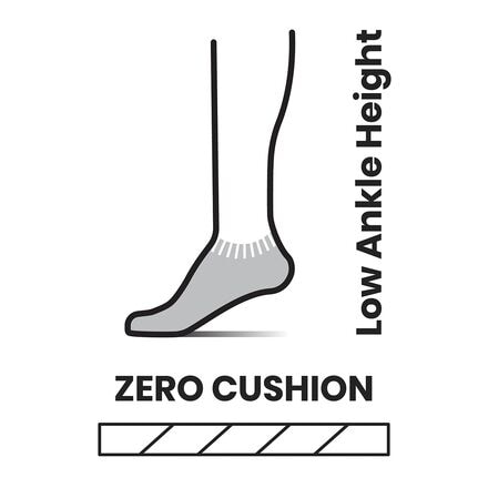 Smartwool - Run Zero Cushion Low Ankle Sock