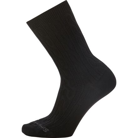 Smartwool - Everyday Cable Crew Sock - Women's - Black