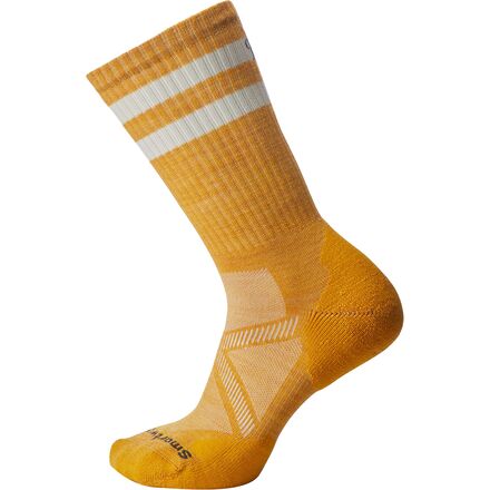 Smartwool - Athletic Stripe Crew Sock - Honey Gold