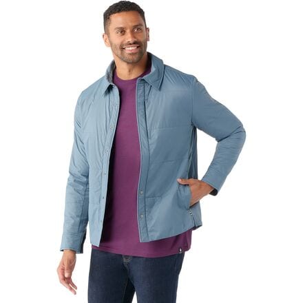 Smartwool - Smartloft Shirt Jacket - Men's - Pewter Blue