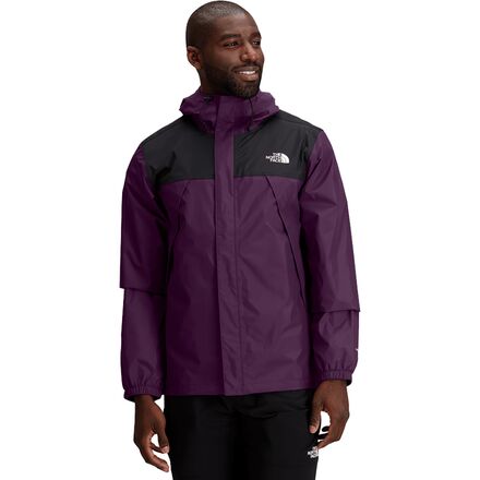 The North Face - Antora Jacket - Men's - Black Currant Purple/TNF Black