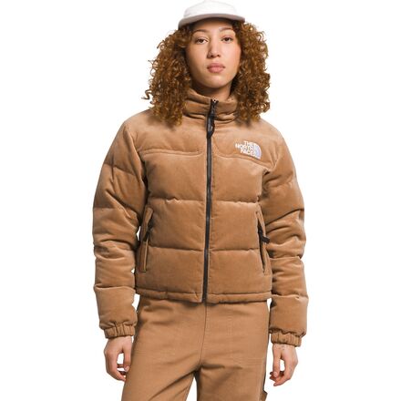 The North Face - 92 Reversible Nuptse Jacket - Women's - Almond Butter/Coal Brown