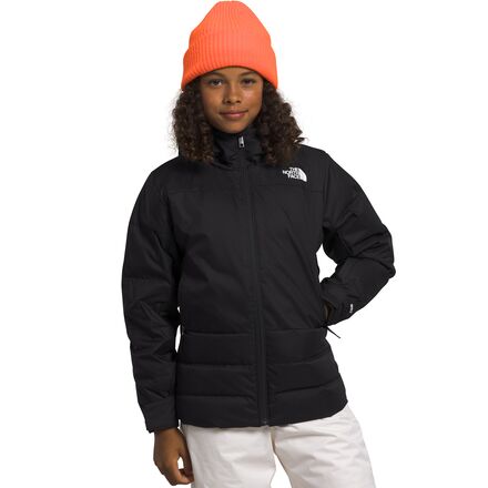The North Face - Pallie Hooded Down Jacket - Girls' - TNF Black