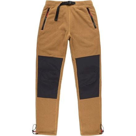 Topo Designs - Mountain Fleece Pants - Men's - Dark Khaki/Black