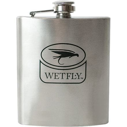 Wetfly - Single Wall Stainless Hip Flask - 7oz