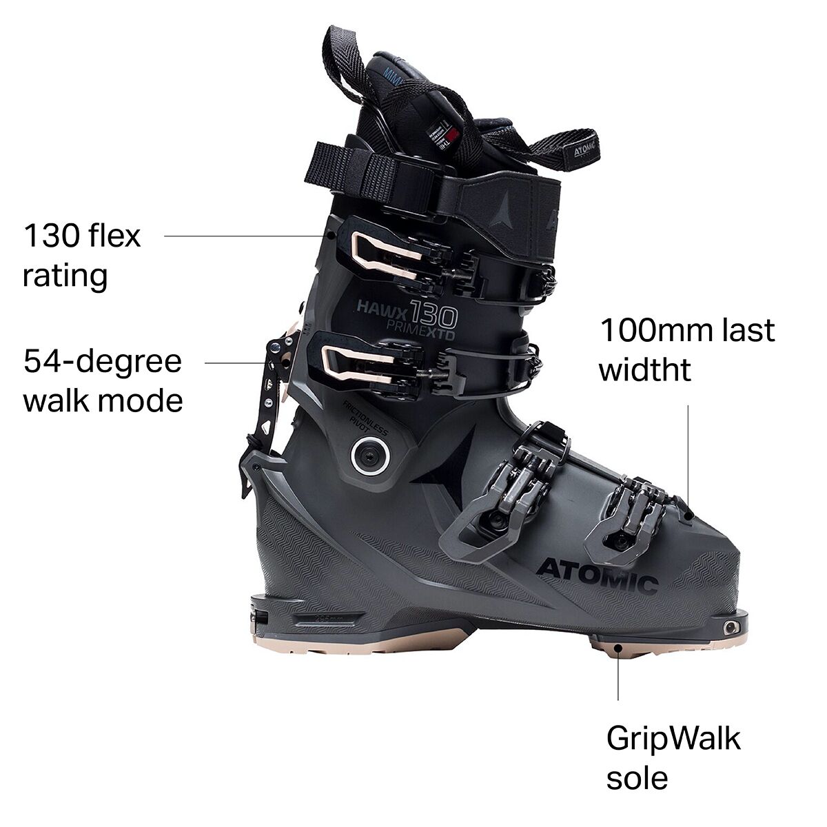 Atomic Hawx Prime XTD 130 Tech Alpine Touring Boot 2022 Ski