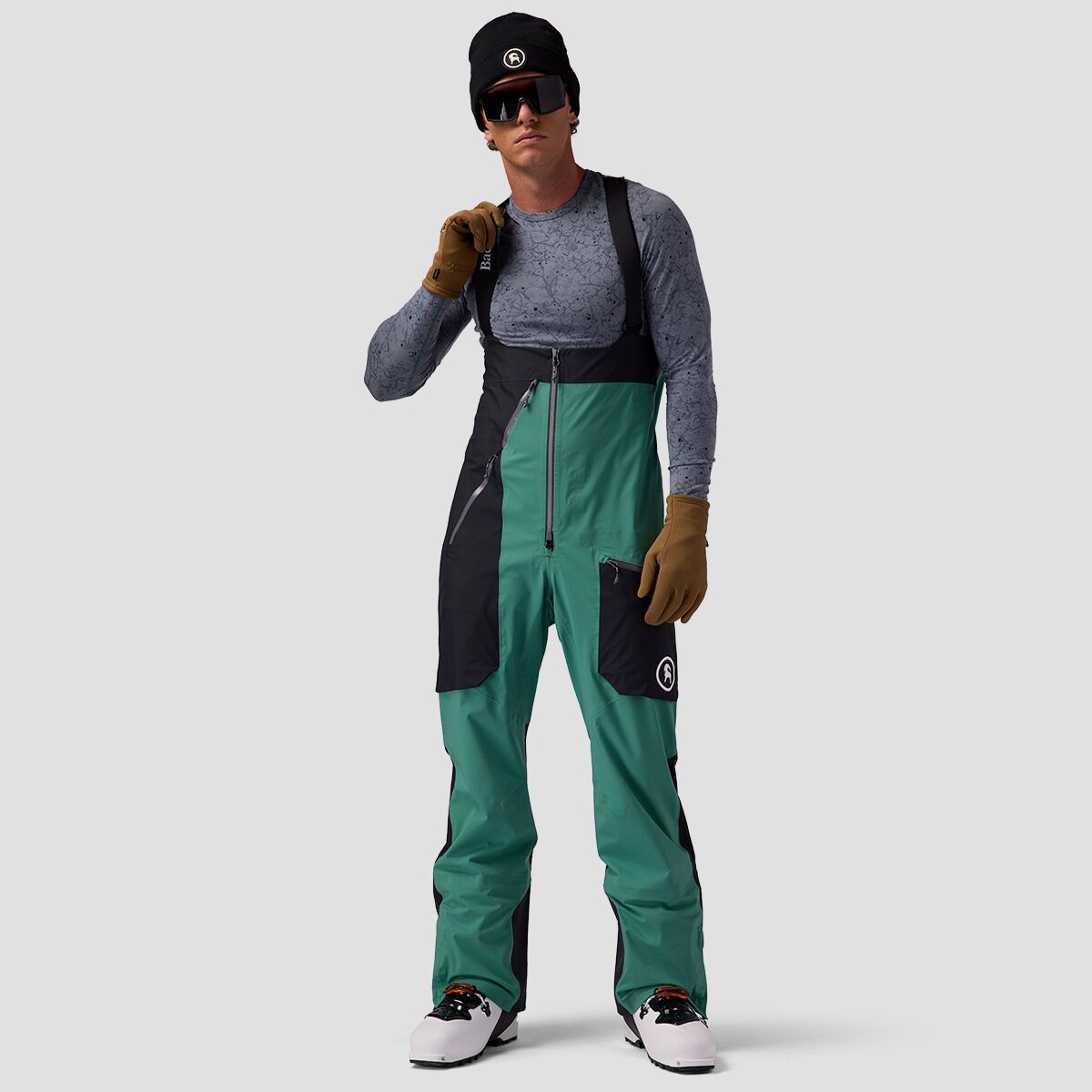 Men's Green Ski Pants & Bibs - Hard & Softshell | Steep & Cheap