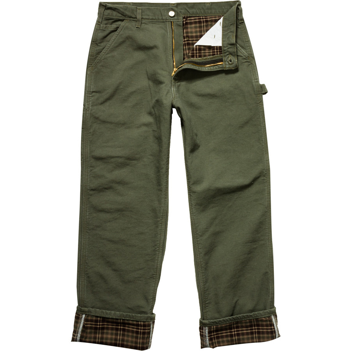 Carhartt WashedDuck Work Dungaree FlannelLined Pant Men's Men