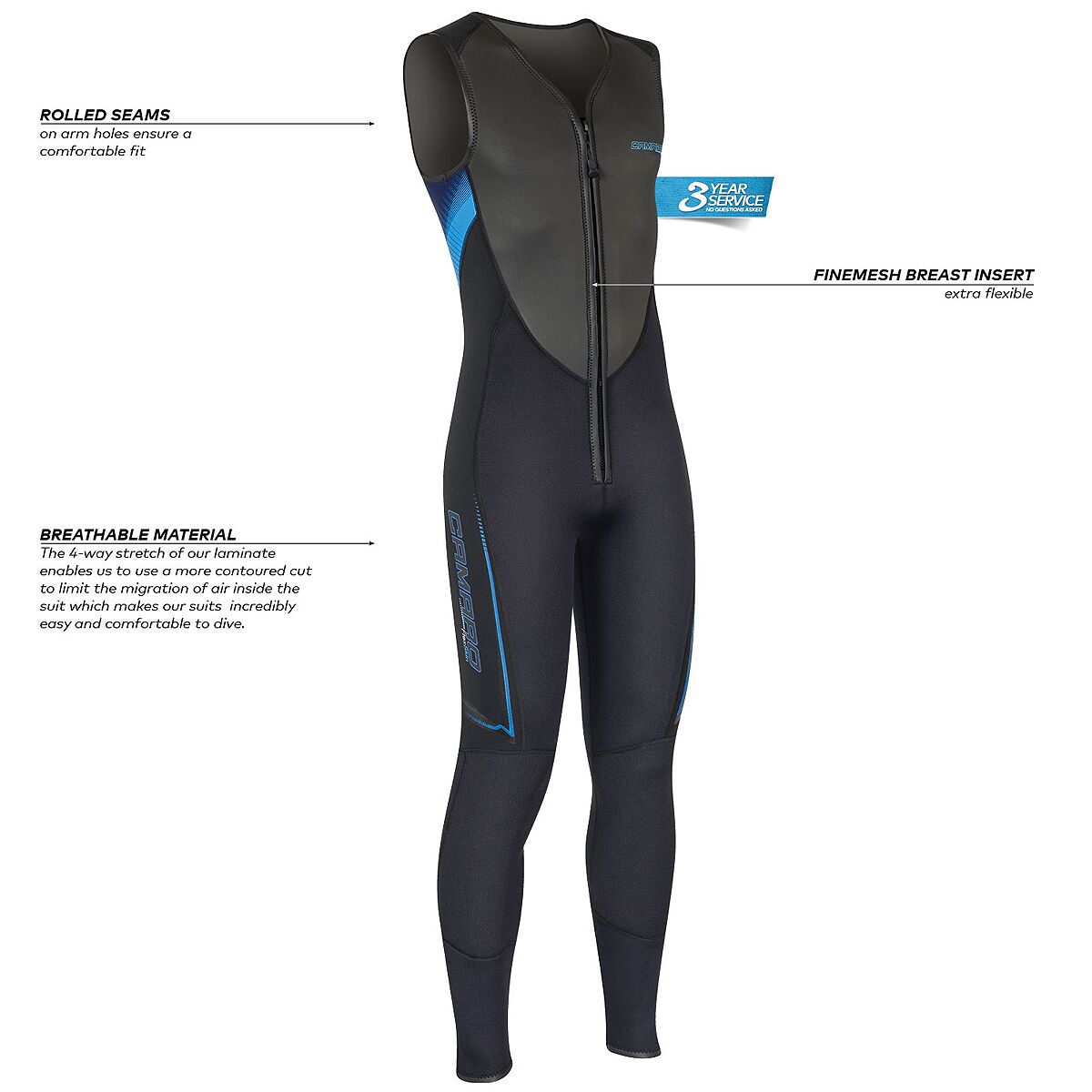 Camaro Revo John & Jane Wetsuit Men's Surf