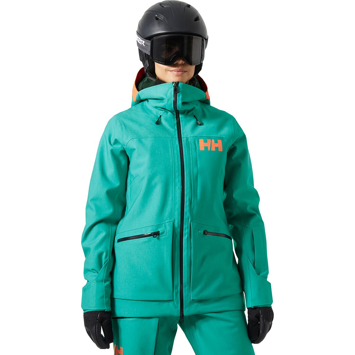 HELLY HANSEN レディーススキーウェアーセット　サイズ　L 中古品 Helly Hansen Women's Green Insulated Ski Jackets | Steep & Cheap