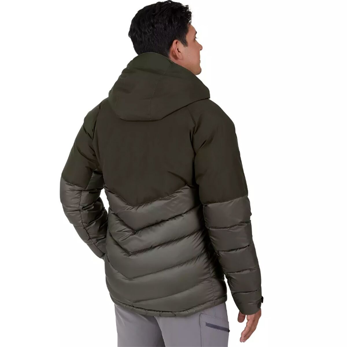 men's super transcendent down hooded jacket
