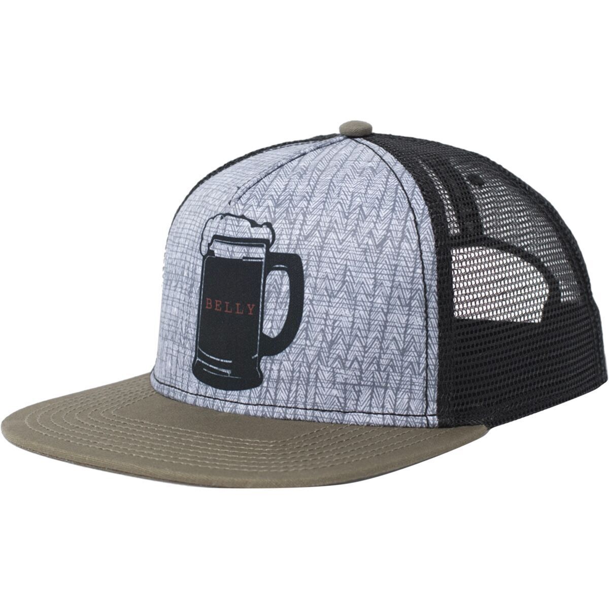PrAna Unisex Journeyman Trucker Hat - Adjustable Snapback, Mesh Back, Animal Print - View #6