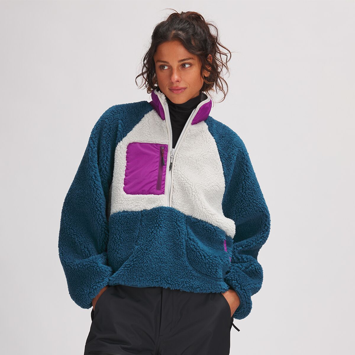 Stoic MTN 1/2-Zip Sherpa Pullover - Women's