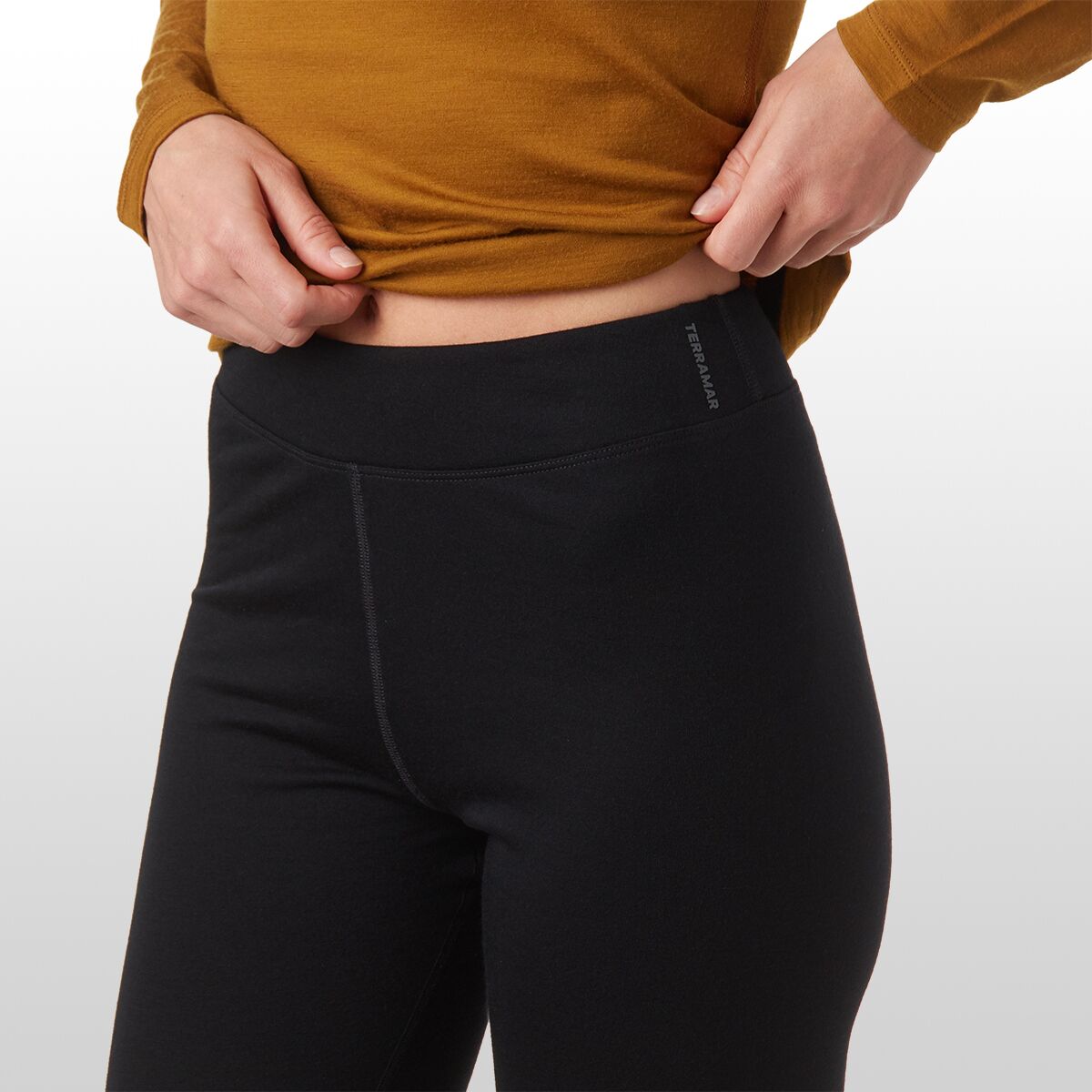 TERRAMAR Thermasilk Women's Pants - Large Natural