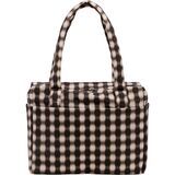 Blurred Gingham Brown