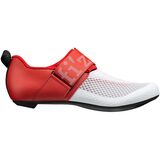 White/Metallic Red