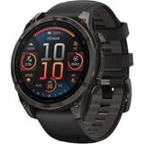 Carbon Gray DLC Titanium (Black + Pebble Gray Silicone Band)