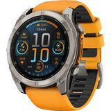 Titanium (Spark Orange/Graphite Silicone Band)