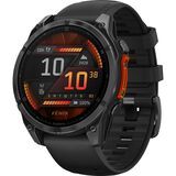 Slate Gray (Black Silicone Band)