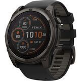 Carbon Gray DLC Titanium (Black/Pebble Gray Silicone Band)