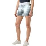 White Navy Stripe