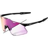 Gloss Black/Photochromic Purple Mirror Lens