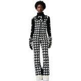 Houndstooth - Black/Snow White