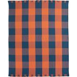 Block Plaid/Copper/Indigo